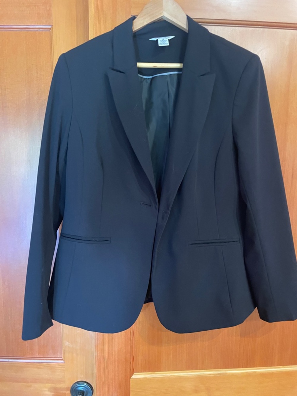 Classic Black Blazer - Tailored Single-Button Jacket